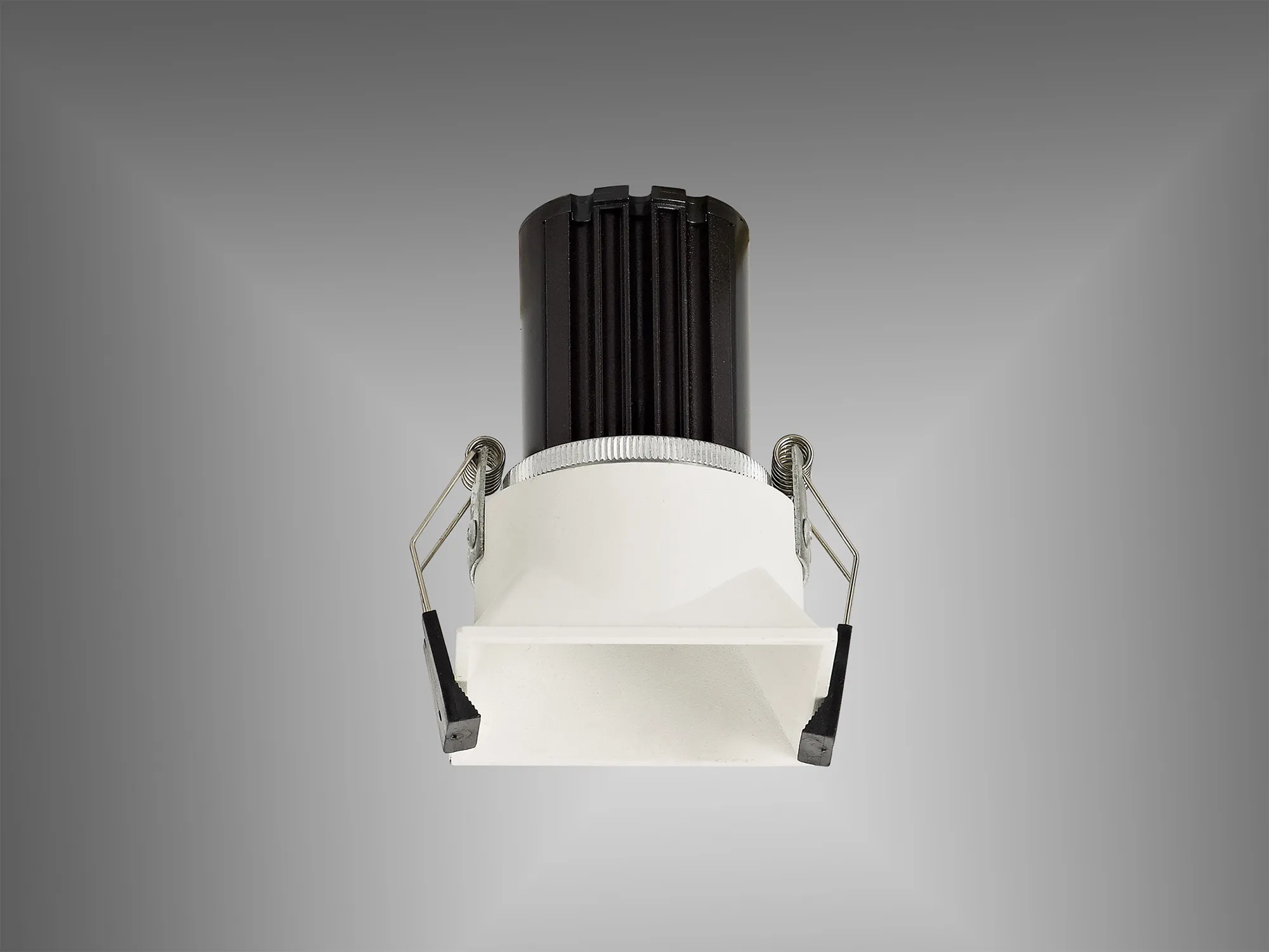 Biox 10 Tridonic Powered 10W 2700K 710lm 36° CRI>90 LED Engine White Square Fixed Recessed Spotlight, IP20 DM201269  Dlux Biox 10